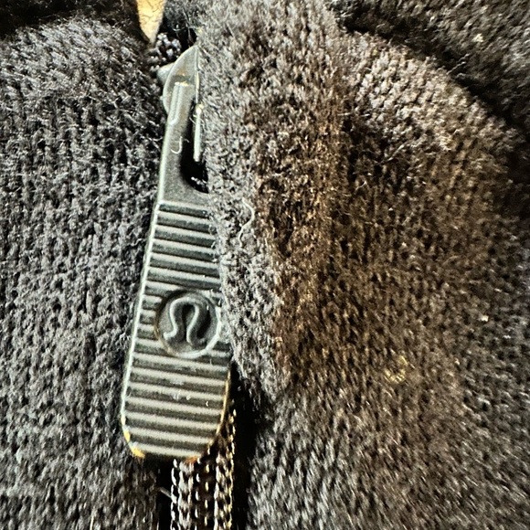 lululemon🍋 athletica Black Hooded Cardigan Lightweight Size 10 - Picture 2 of 6